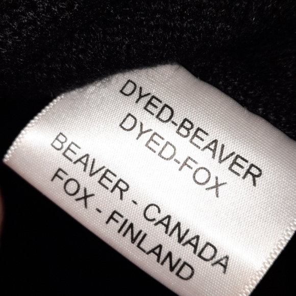 CARMEN MARC VALVO Cashmere Coat Fox & Beaver Fur Mob Wife Aesthetic Black S M - Picture 8 of 13